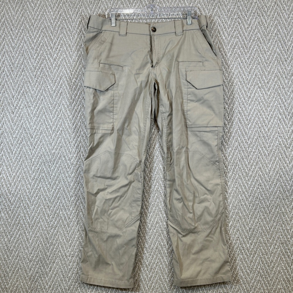 First Tactical Pants Womens Size 16 V2 Tan Ripstop Cargo Tactical Khaki
